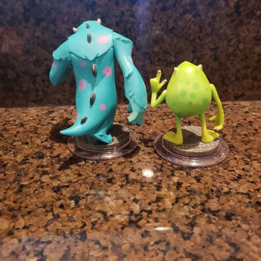 Disney Infinity Monsters Inc Mike Wazowski & Sully Action figures